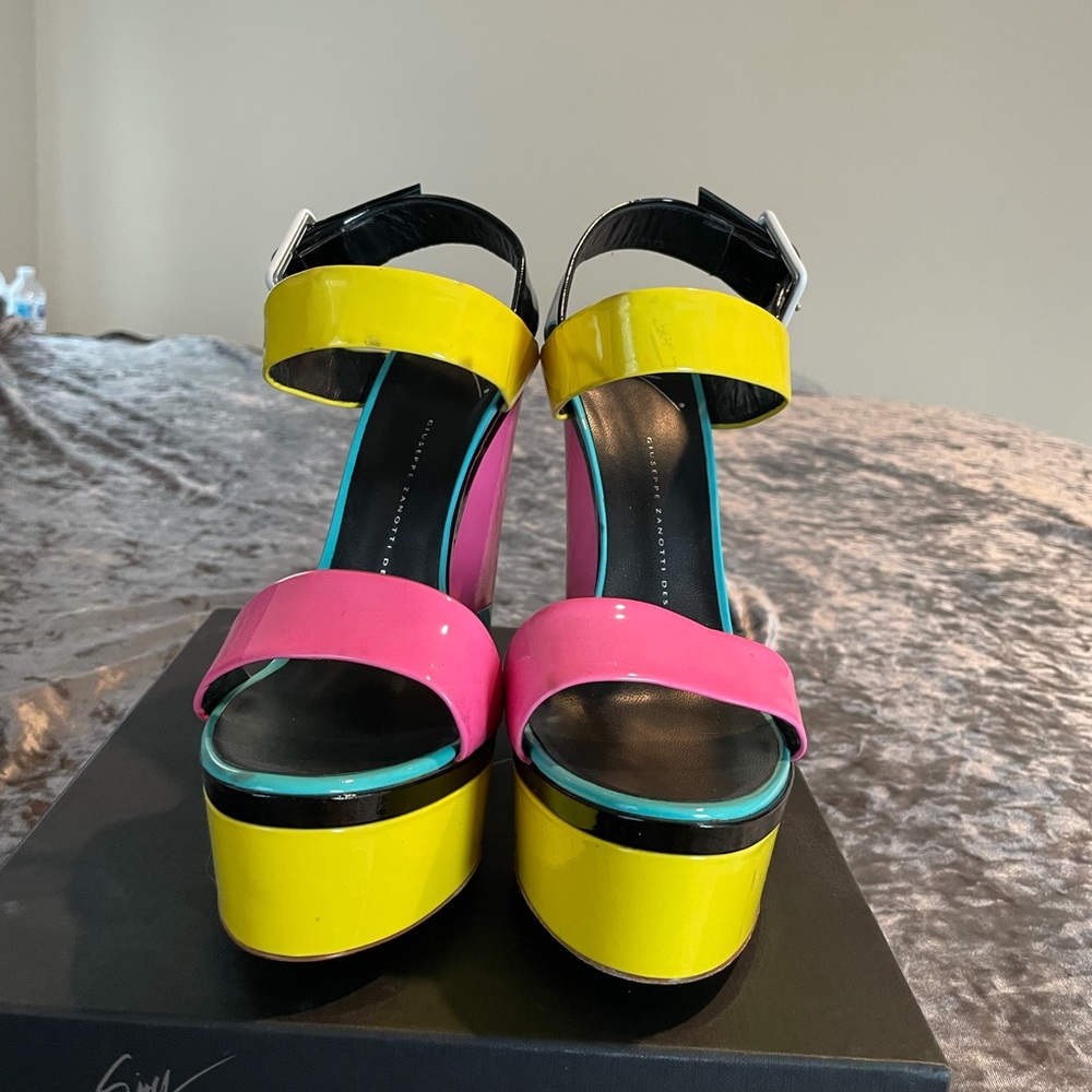 Giuseppe Zanotti Size 40 1/2 Multi Color - image 3